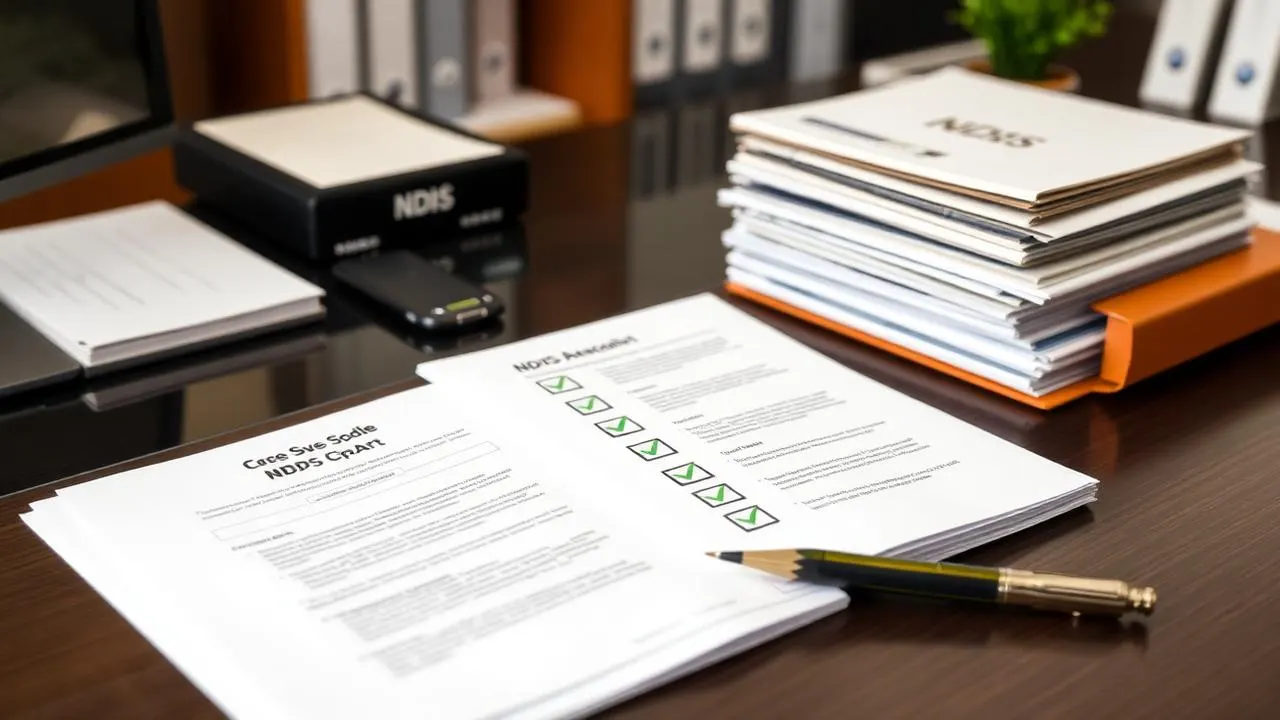 NDIS business preparation documents and financial analysis
