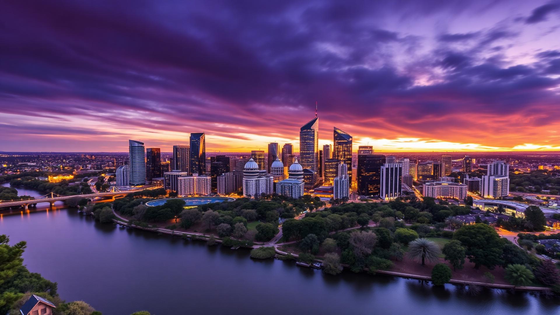 NDIS Business Sales Australia – Buy and sell NDIS businesses Perth city skyline at dusk with Swan River